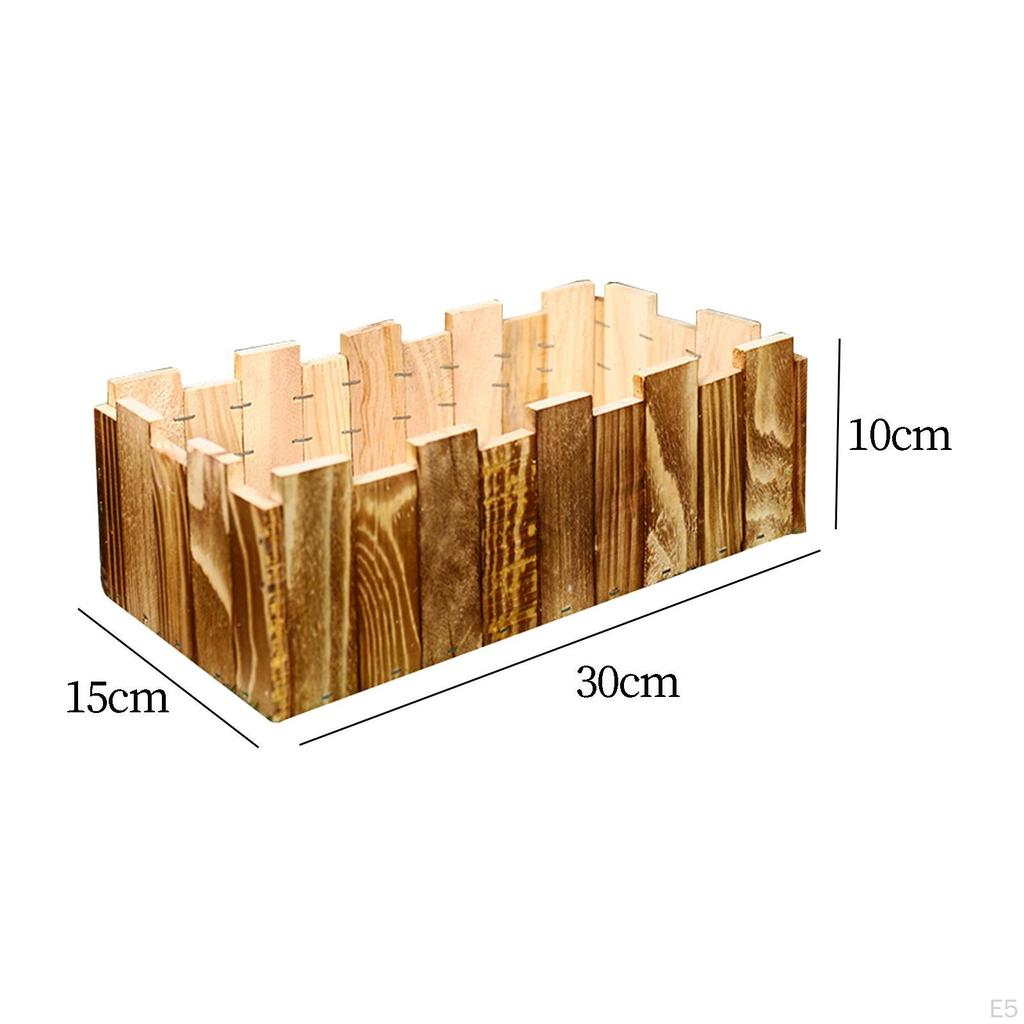 Elegant Wooden Flower Planter for Home and Garden Decor