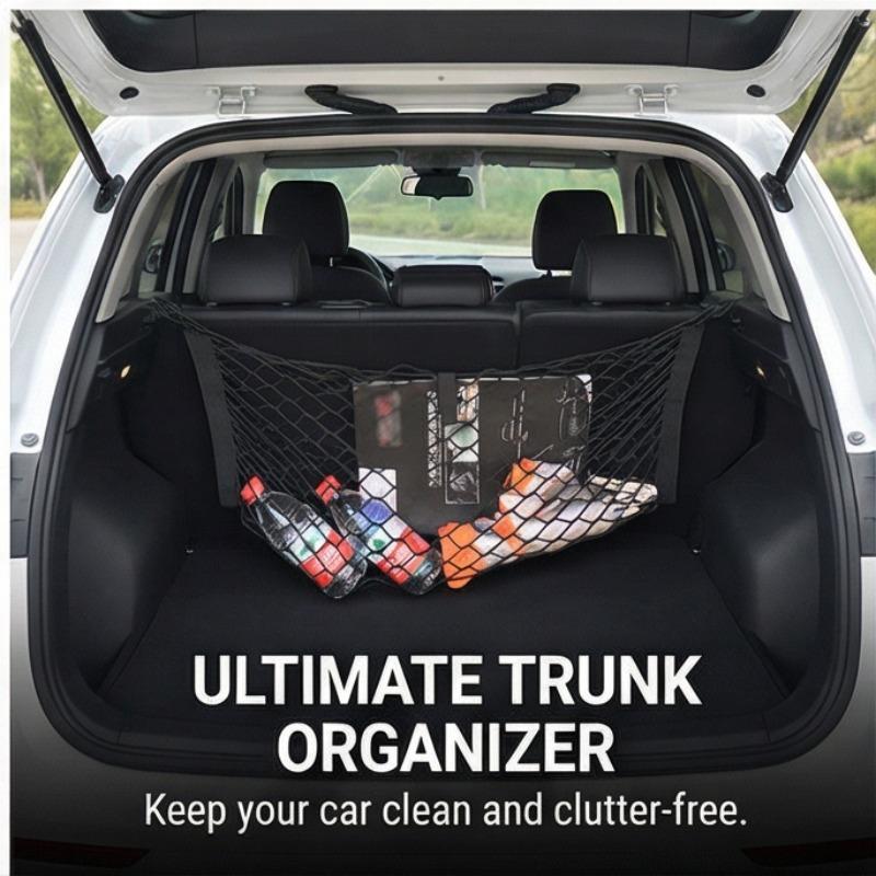 Auto Kofferraum Rücksitz Aufbewahrungsnetz - Elastisches Netz Organizer für SUV/Hatchback