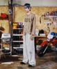 THEVINYLHOUSE Rodeo Washed Sweat Pants Gray
