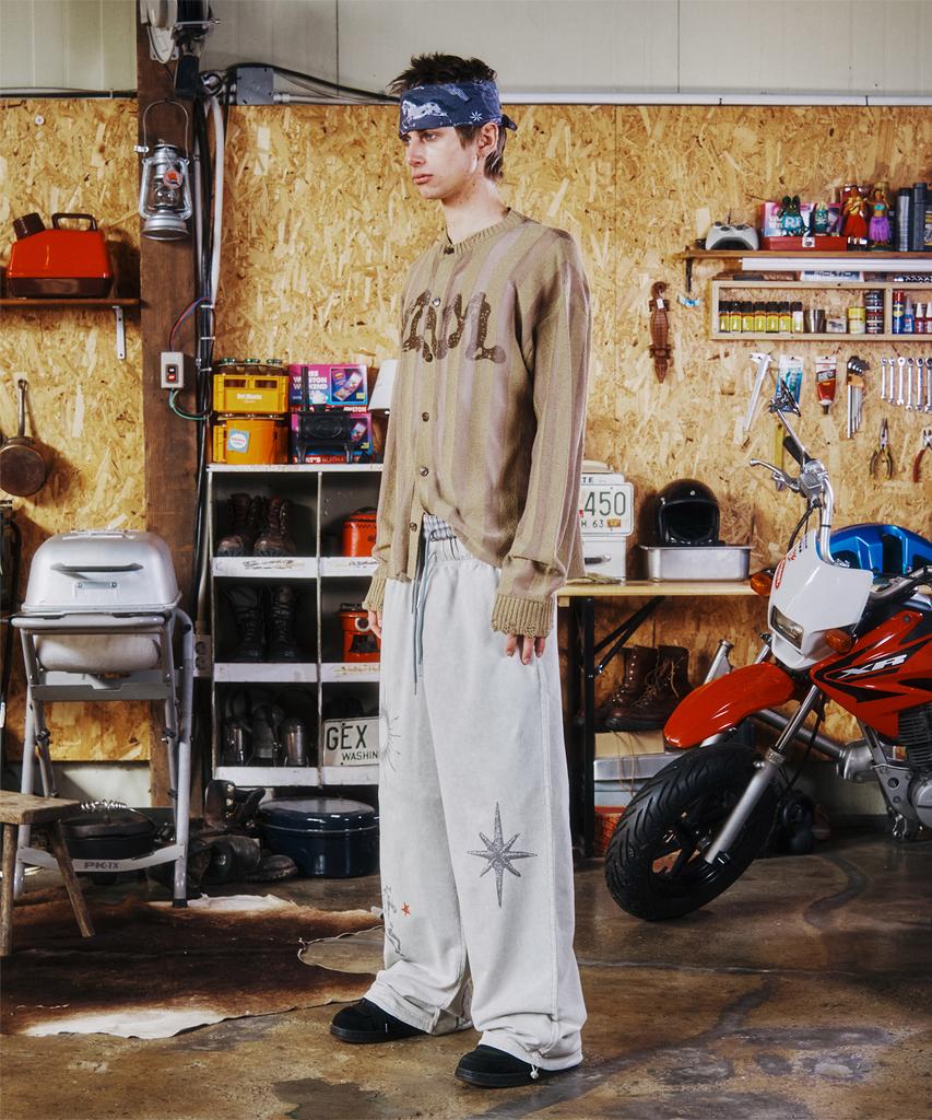 THEVINYLHOUSE Rodeo Washed Sweat Pants Gray