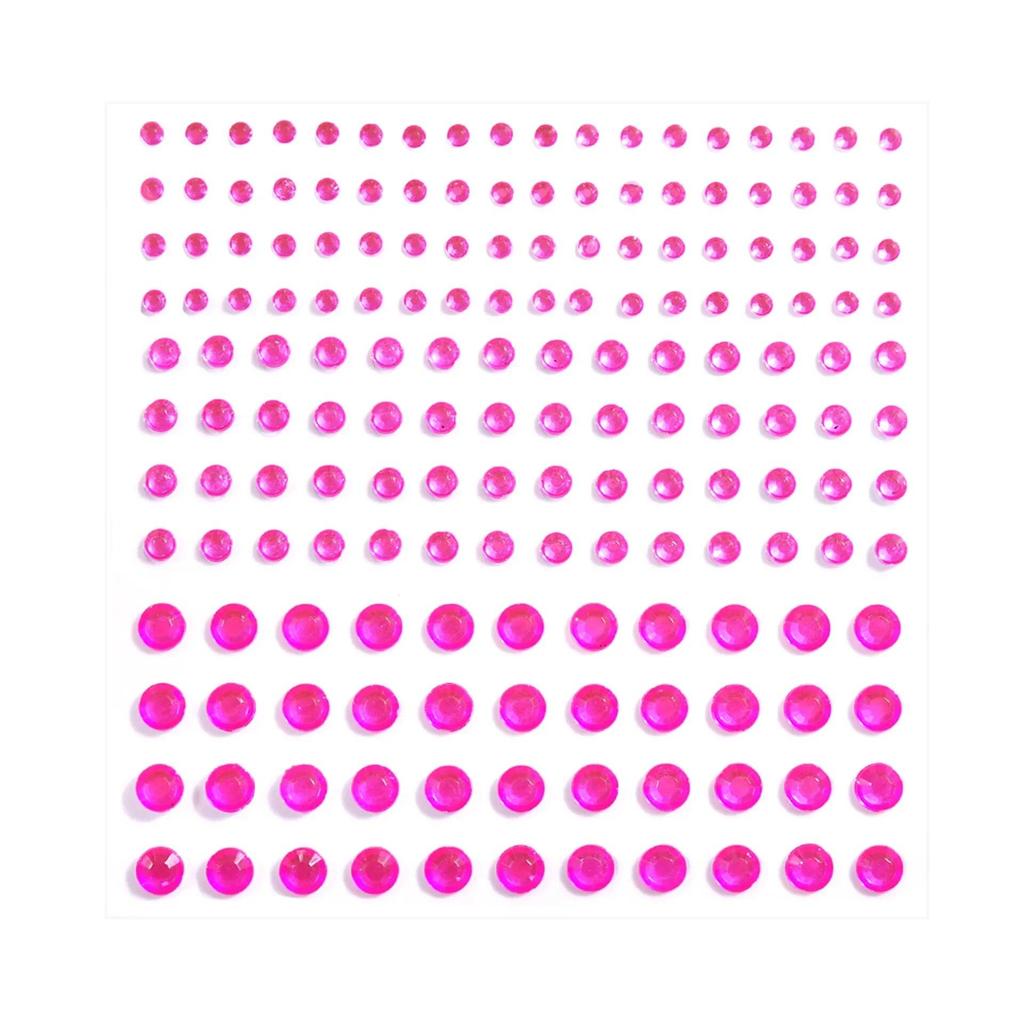 Color Acrylic Rhinestones Sticker for Eyes DIY Party Face Forehead Eyse Makeup Crystal Self-adhesive Tattoo Sticker Nail Sticker