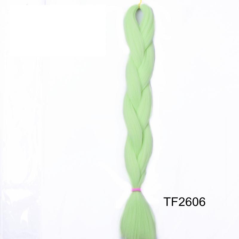 Große Menge auf Lager 24 Zoll 80g Weiche Seidige Synthetische Haarverlängerungen für Häkelzöpfe Haarherstellung Jumbo Braiding Synthetisch