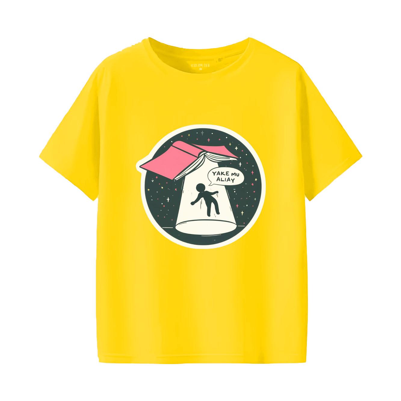Books are the ocean of knowledge printed with fashionable and versatile short sleeved round neck Womens Tshirts S