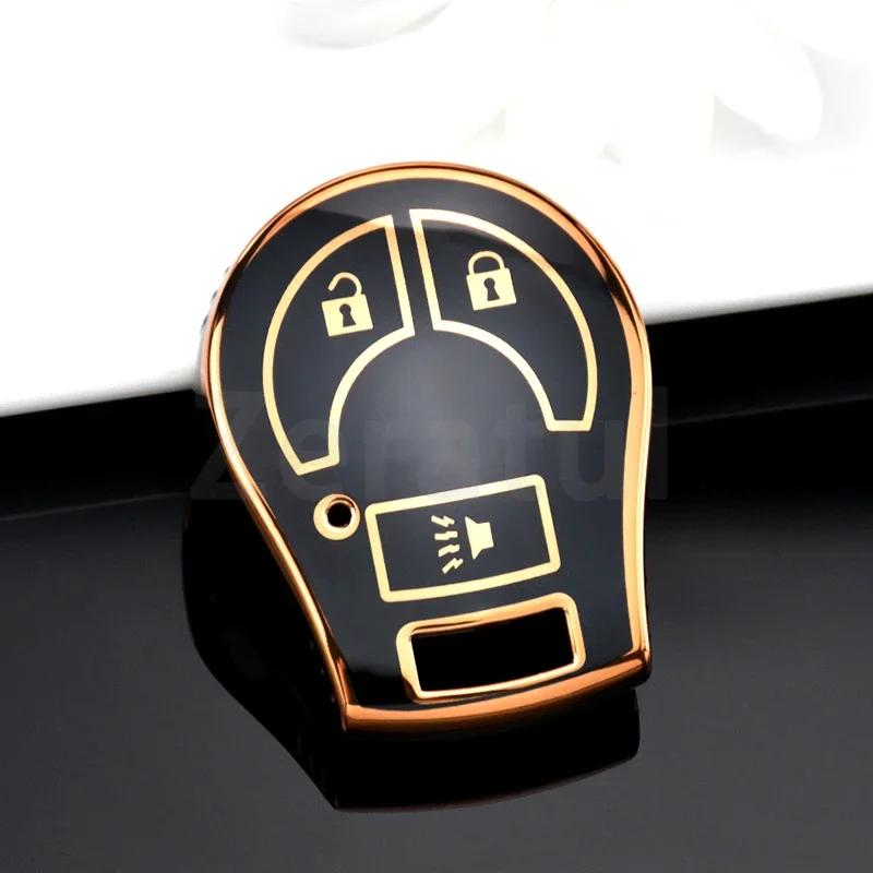 

Car Key Case Cover Protector Shell Fob Holder Protector For Nissan March Tiida Altima Armada Cube Juke Maxima Pathfinder Rogue