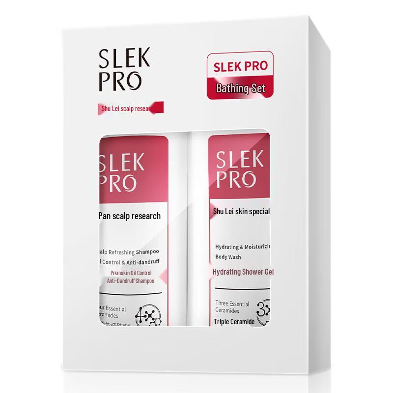 Slek PRO Anti-Dandruff & Oil Control Wash & Bath Gift Set