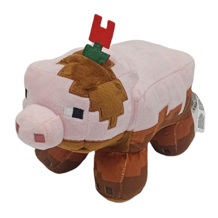 Minecraft Plush Toy Set: Iron Golem, Creeper, Zombie, Fox, Panda