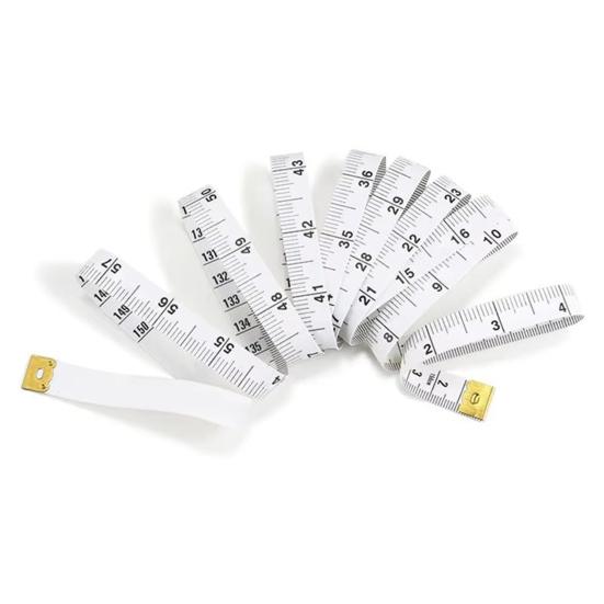 1/2Pcs 1.5M/60-inch Double-sided Tape Measure Mini Soft Measuring Tape Portable Tailor Sewing Cloth Weight Loss Body Measuring Tape Flexible