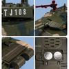 1:32 ZTZ-99 Main Battle Tank Model Toy Car Pull Back Sound Light Alloy Tracked Simulated Armored Vehicle Models Hobby Ornament