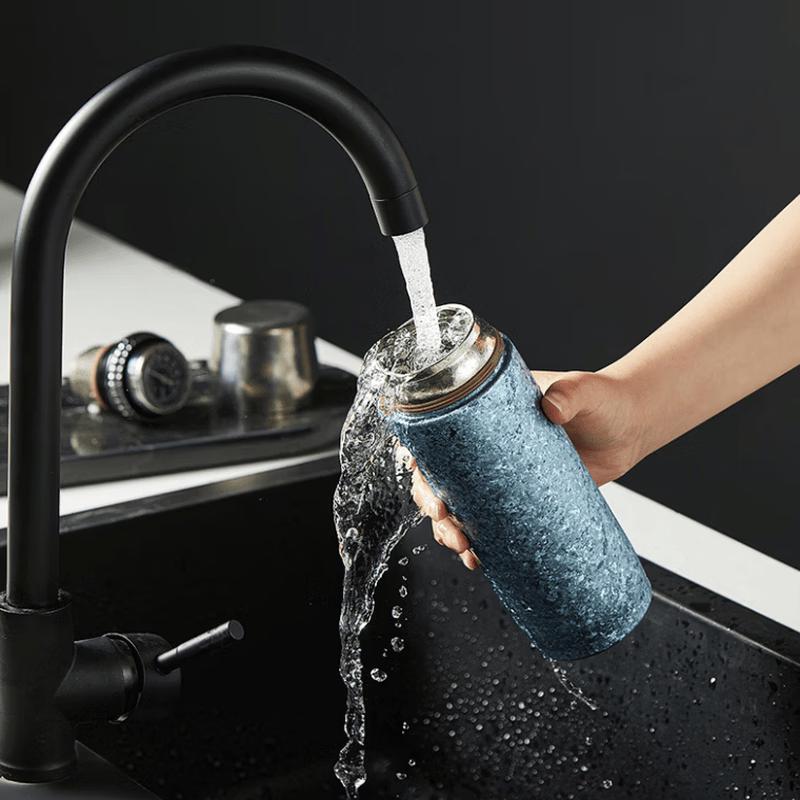 RELEA Pure Titanium Thermal Mug with Tea Infuser