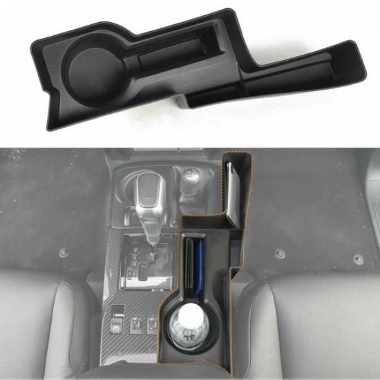 Mittelkonsolen-Seiten-Schaltknüppel-Aufbewahrungsbox Organizer für 4Runner 2010-22 Schwarz