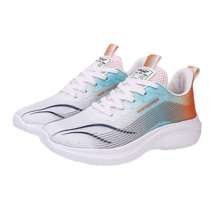 Running Shoes Autumn New Low-top Sports Shoes Mesh Fly-woven Travel Men's Shoes Trendy Casual Shoes Men