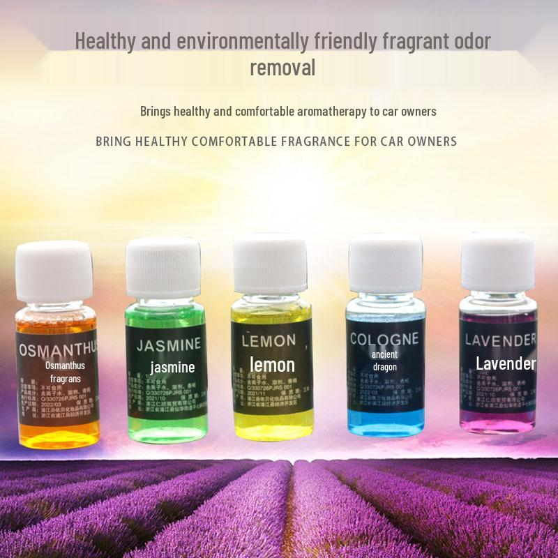 Car Interior Aromatherapy: Essential Oil Refill & Perfume Holder - 10ml