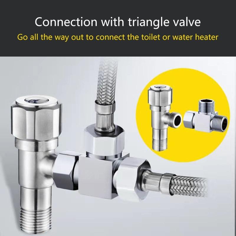 Upgrades Tees Pipe Fitting Brass Adapter Plumbing Connector 1/2 Thread Threaded Pipe Adapterfor Home Improvement Projects