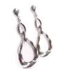 Les Trésors De Lily [J7831] - Silver 'Cunegonde' Designer Earrings