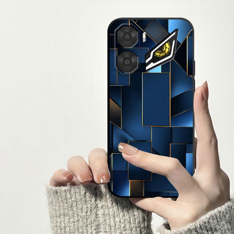 For ZTE Nubia Neo 3 GT Case Soft Silicone Bumper Back Cover For ZTE Nubia Neo 3 5G Fashion Black TPU Print Phone Case