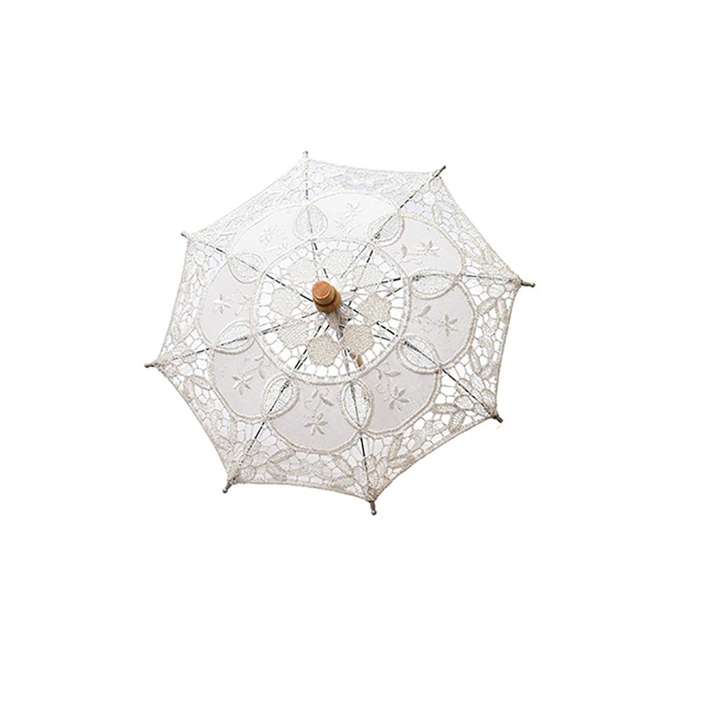 29/45cm Lace Umbrella Parasol Vintage Wedding Bridal Umbrella for Bride Wedding Gift Photo Props Kids Gift Home Party Decoration