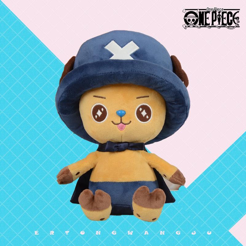 Genuine One Piece Luffy, Chopper, Zoro Plush Figures (20-30cm) - Anime Cartoon Dolls, Perfect Gifts