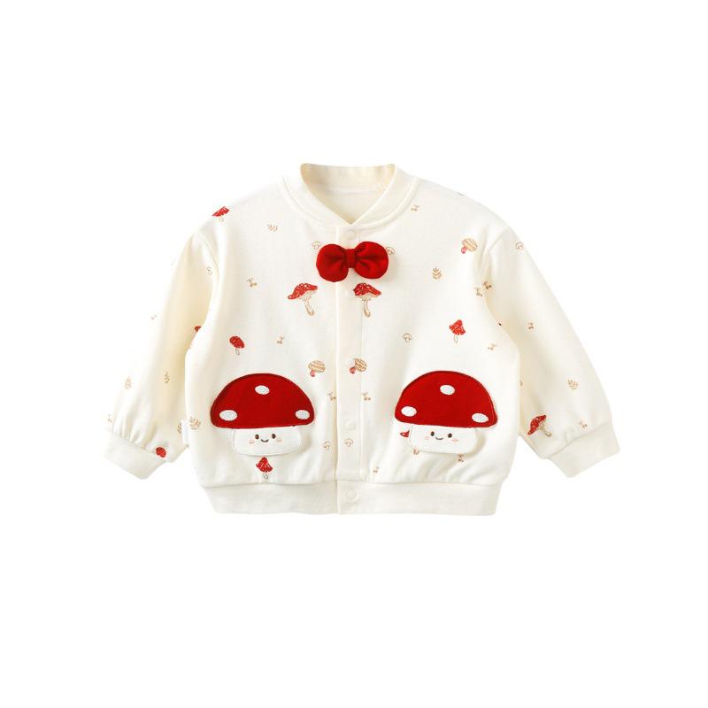 Youqi 2026 Baby Hoodie Cardigan - Children's Long Sleeve Outerwear for Spring & Autumn