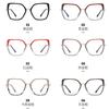 87186 Metal Glasses Frame Geometric Frame Glasses Frame Optical Glasses Color Matching Anti-Blue Light Glasses Computer Glasses Frame