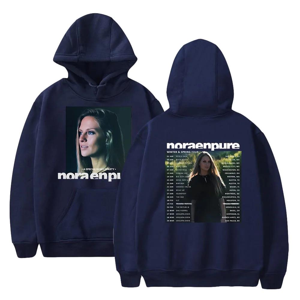 Nora En Pure Tour Hoodie Unisex Daily Commuter Fashion Printed Pullover