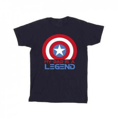 Boys My Dad Is A Legend Cotton T-Shirt