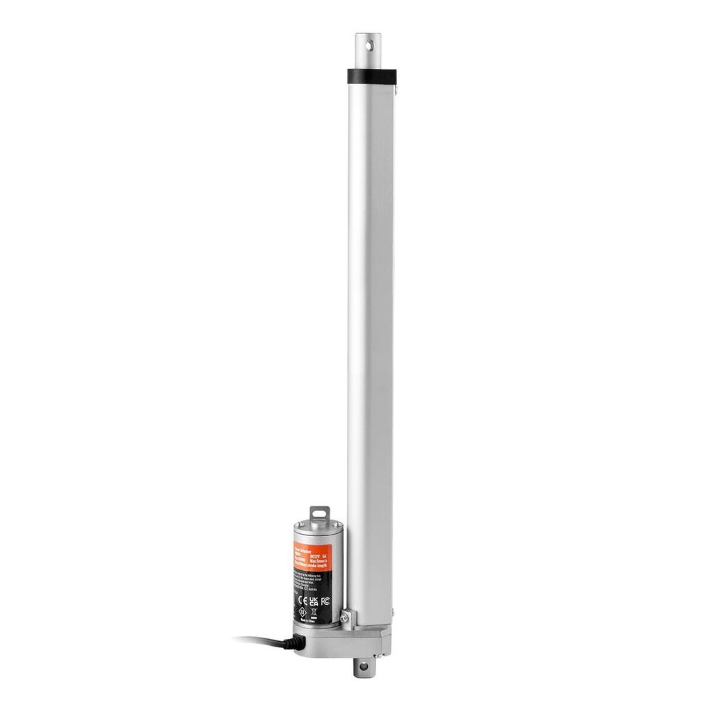 Linear Actuator 12V 16 Inch High Load 330lbs/1500N 0.19"/s IP54 Protection