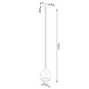 Lampa Wisząca Oasis 1 E27 Biały Lumilo 12.171.51