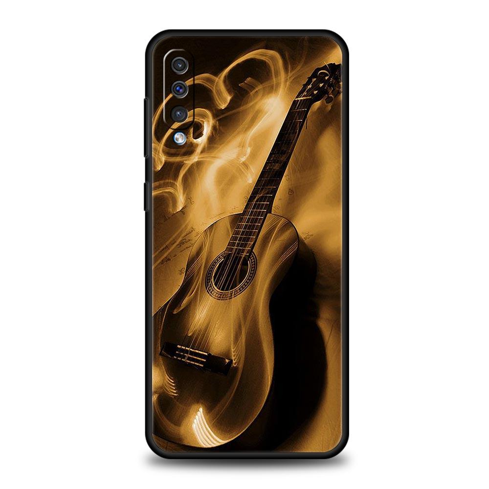 Guitar Music Art Phone Case For Samsung Galaxy A56 A36 A26 A34 A17 A16 A06 A14 A12 A54 A72 A24 A22 A70 A20e A52 A50 A40 A32Cover