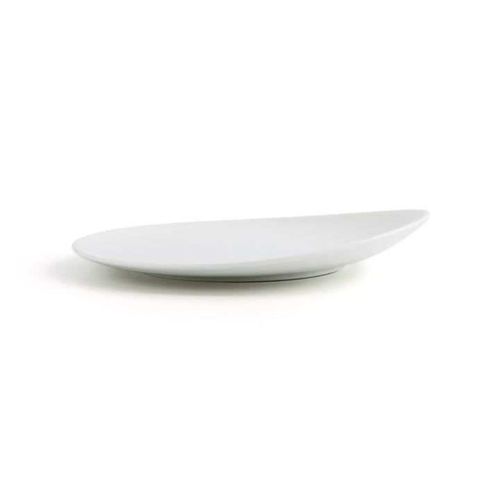 Assiette plate Ariane Vital Coupe Aile Haute Céramique Blanc (Ø 21 cm) (12 Unités)