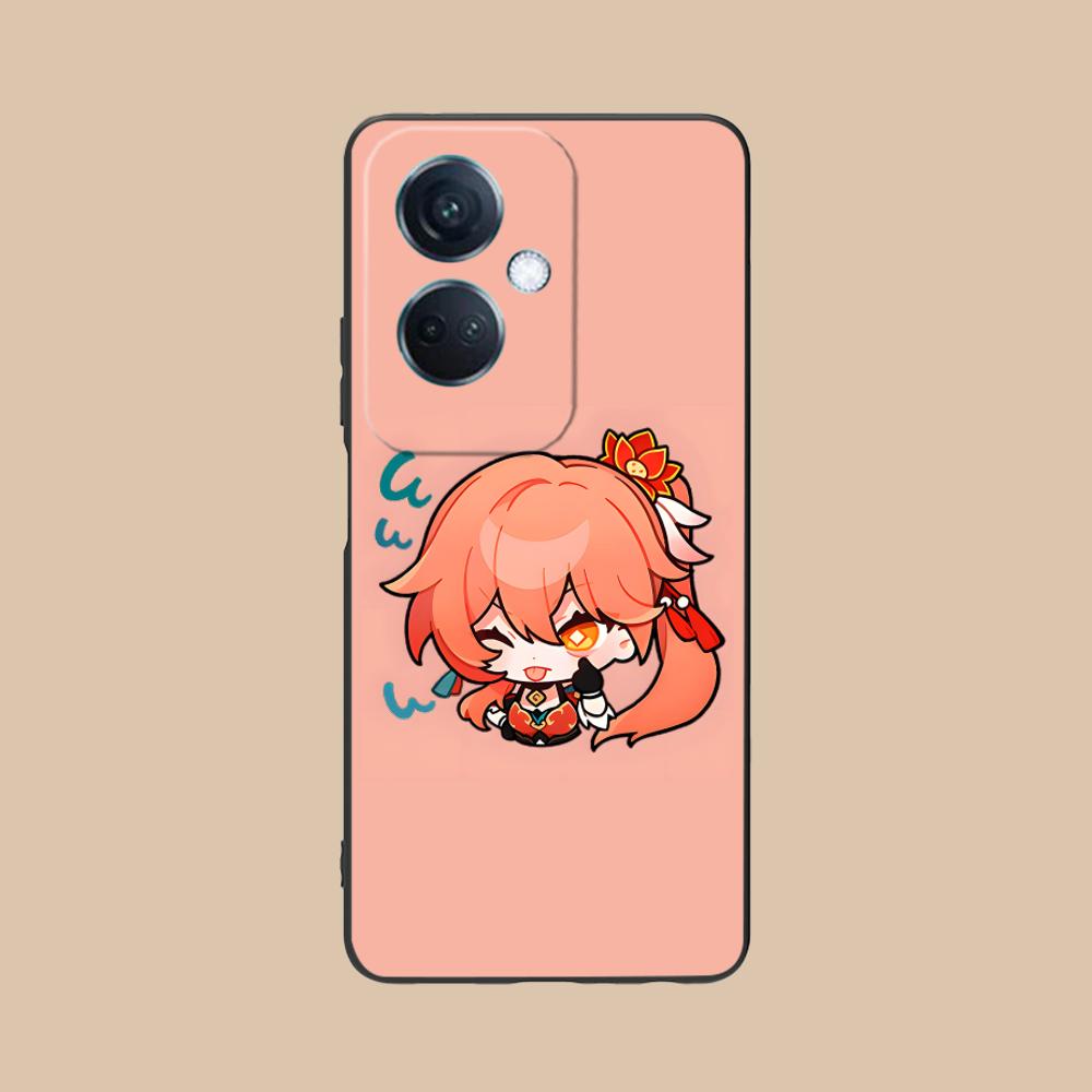 HSR Guinaifen Matte TPU Mobile Phone Case for OPPO Reno 14 13 12 11 10 9 8 7 6 5 F T Pro 5G Colorful Printing Cover