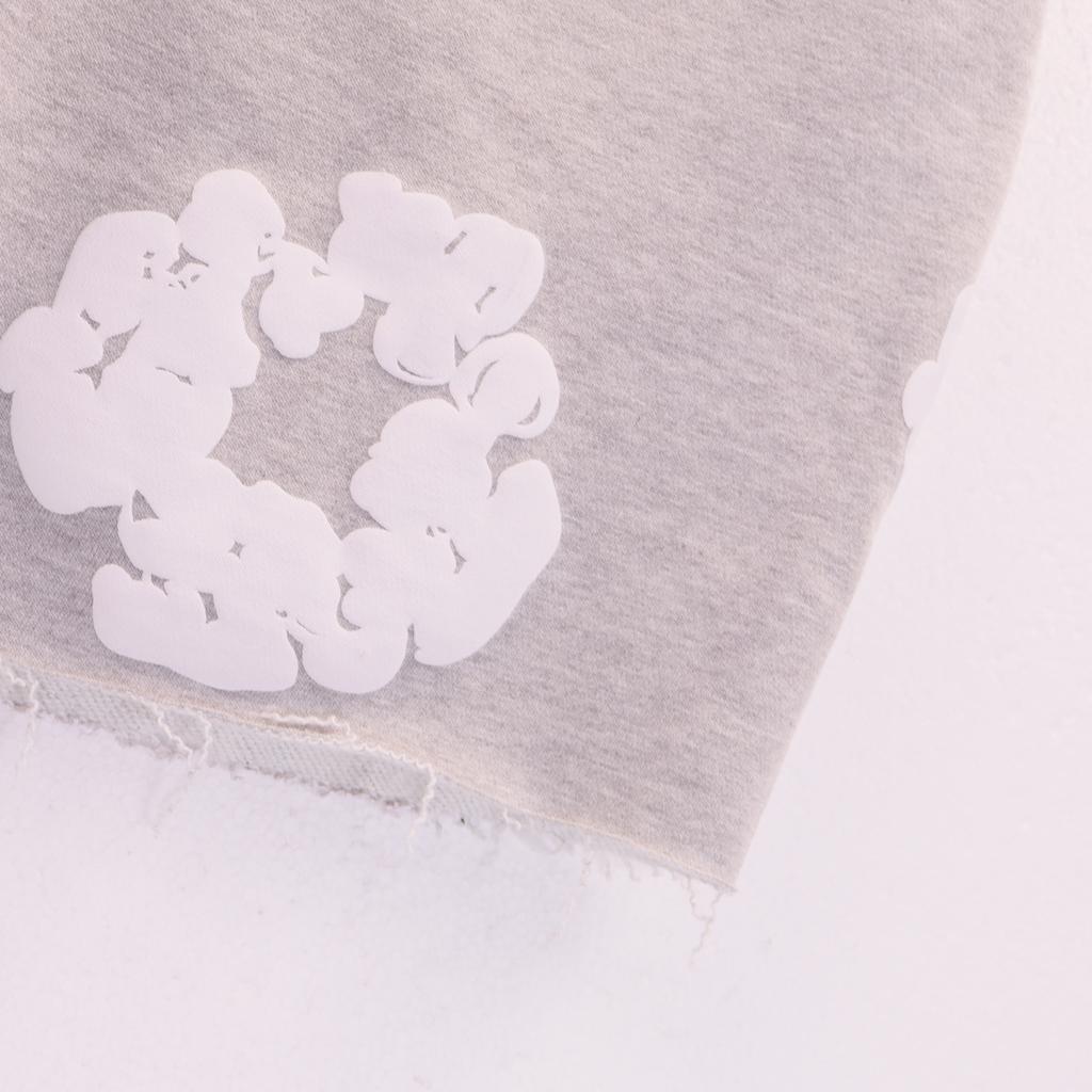 Pantaloncini con Stampa Ghirlanda di Cotone, Pantaloncini Casual Streetwear Unisex, Disponibili in Più Colori