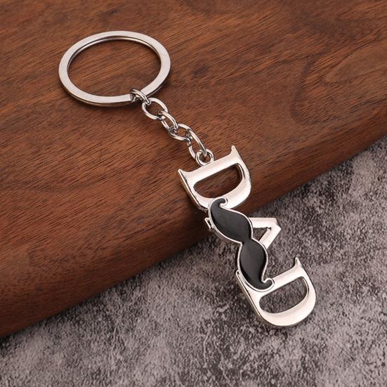 Keychain Pendant Lightweight Metal Texture Portable Key Ring Practical Stylish Keychain for Mother's Day/Father's