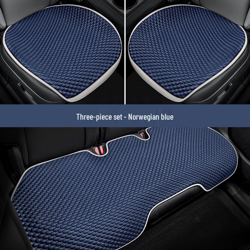 Universal Four-Season Car Seat Cushion: New Energy One-Piece Saddle Cover with Half-Wrap Design