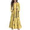 Girls' Maxi Dress Casual Holiday Dresses - Long Sleeve Dress With Pockets For 4-14Y