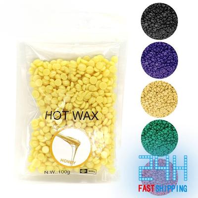 Cera depilatoria en perlas de 100 g para piernas y otras partes del cuerpo.