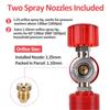 BEAR FORCE Mini Schaumkanone Pro mit Magnetfuß und 1/4 Schnellanschluss, Autowaschseifenspender für dicken Schaum