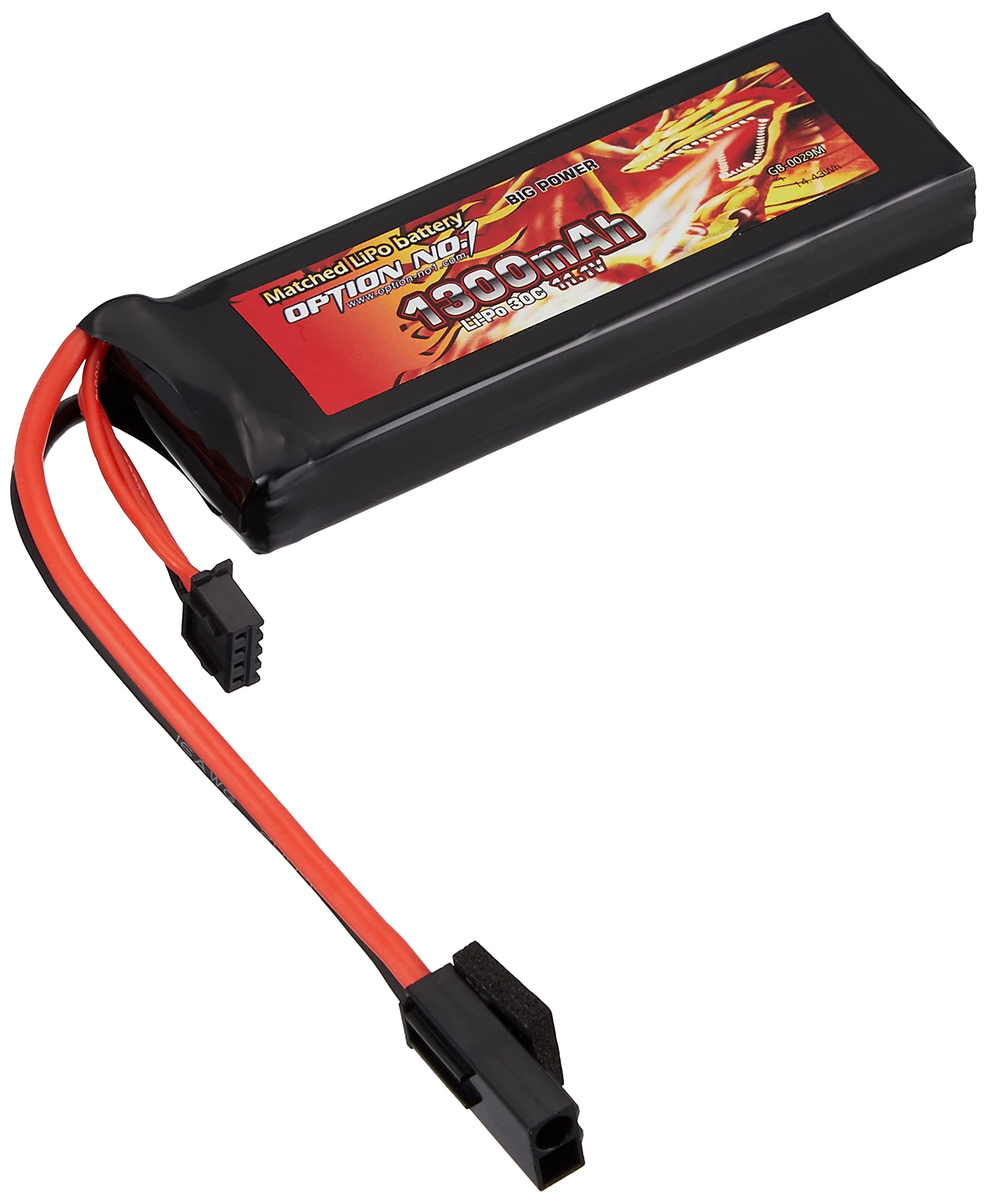 

OPTION BIG POWER LIPO 1300mAh No.1 11.1V GB-0029M