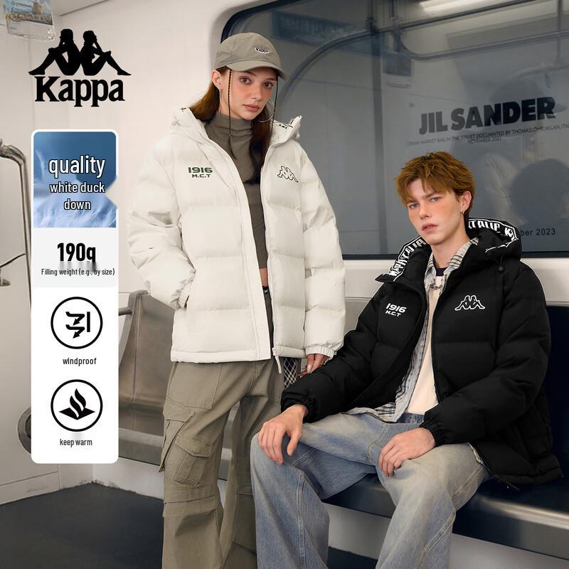 Kappa Men s 2025 Autumn/Winter Hooded Down Jacket XXL