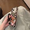 Summer ins Xiaoyu cartoon lanyard black leather for iPhone17promax Apple 16promax mobile phone case