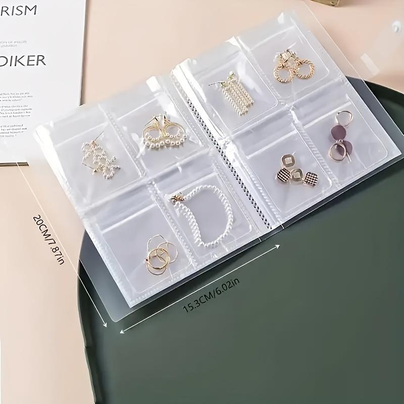 1 set of antioxidant jewelry storage bag, desktop drawer storage box, transparent necklace, bracelet, ring rack, jewelry storage box.