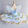 Girls Ballet Dress Children Professional Swan Lake Performance Clothes Pancake Tutu Princess Dress Leotard Party Ballet Skirt