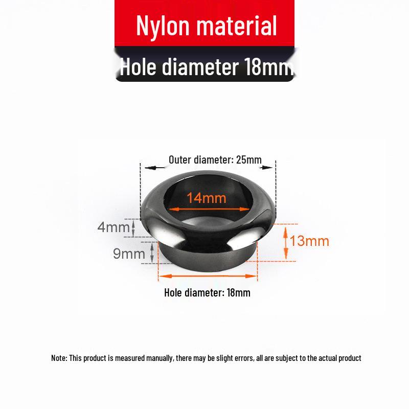 

Decorative Desk Cable Grommet and Cover Plate for Office or TV Cabinet