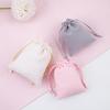 Velvet Drawstring Bag for Jewelry, Earphones, Coins, and Cosmetics Storage