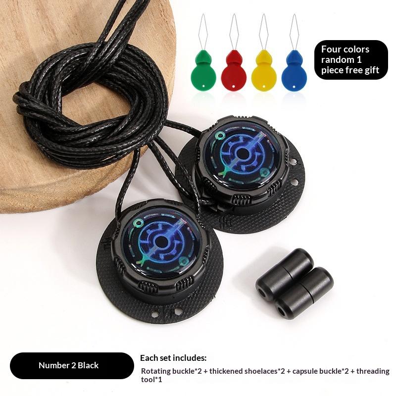 1/3 Sets Lace-Free Swivel Buckle Sports Shoe Laces For Men And Women Casual Lazy Shoes Lace Diy Accessories