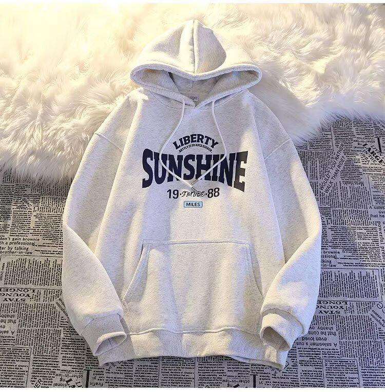 Unisex College Style Casual Hoodie - Comfortable, Trendy, and Versatile Top