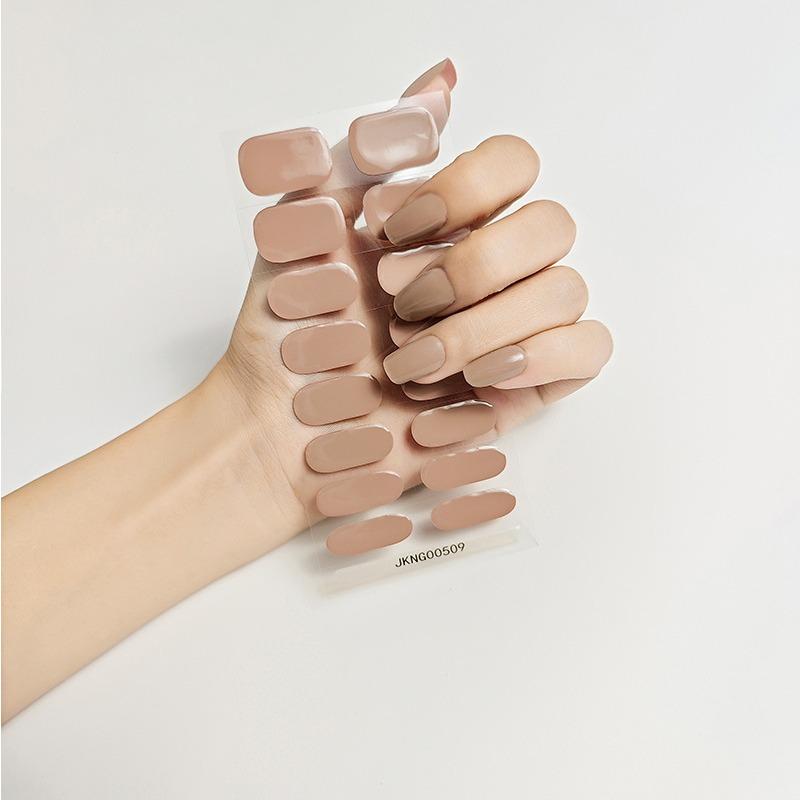 Neue einfarbige Nagelgel-Aufkleber, Nagelaufkleber, Nagelaufkleber, Lichthärtungslampen, Gel-Nagelaufkleber