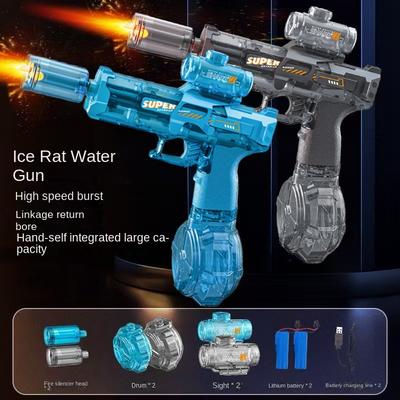 Non-Toxic New Electric Water Guns For Adults Powerful Squirt Automatic Water Blasters Summer Outdoor Beach Toy For Children Kid Gift