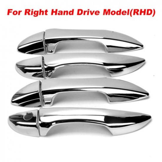8Pcs Chrome Car Door Handle Cover Trim For Toyota Corolla Altis Sedan 2014-2018
