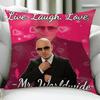 Singer M-Mr 305 P-Pitbull Global Hippie Cushion Cover Birthday Anniversary Gifts Double Sided Printed Zipper Cushion Cover