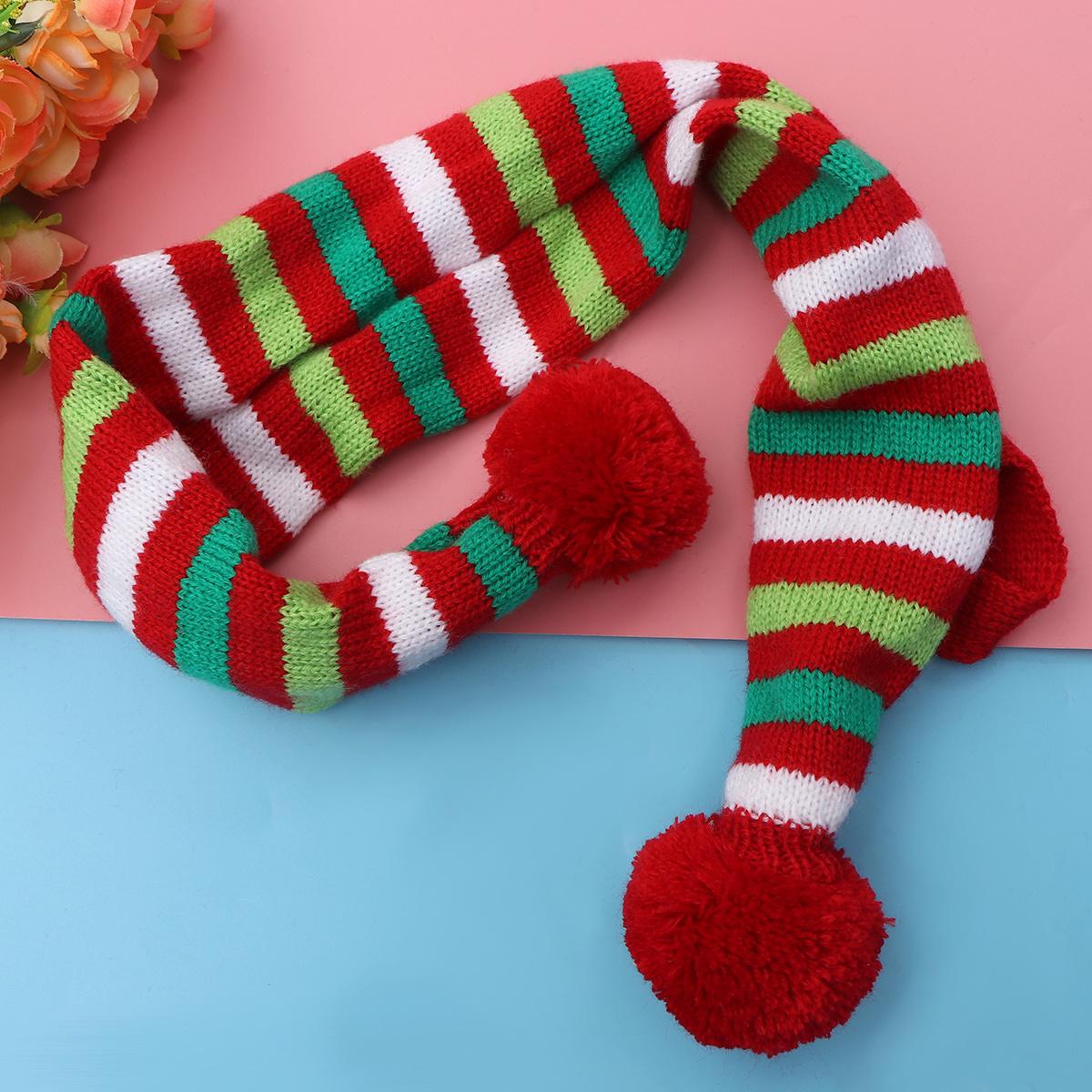 

Pet Christmas Scarf For Dogs Stripe Pattern Xl Size Puppy Cat Holiday Accessory Festive Party Outdoor Photo Ready Dog XL